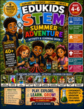 EduKids STEM Summer Adventure Activity & Learning Book cover for ages 4-6