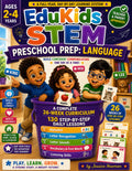 EduKids STEM Preschool Prep Language 26-Week Curriculum book cover for ages 2-4