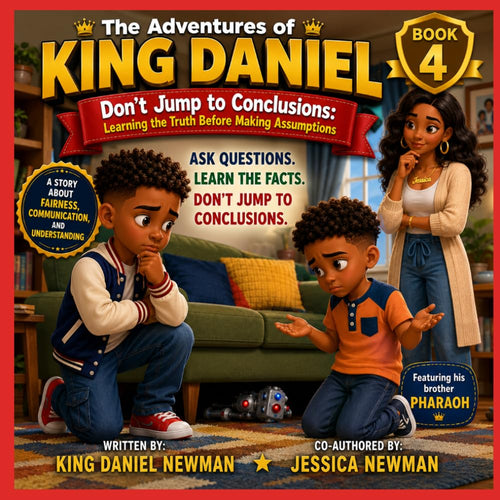 The Adventures of King Daniel Book 4 - Don't Jump to Conclusions children's book cover