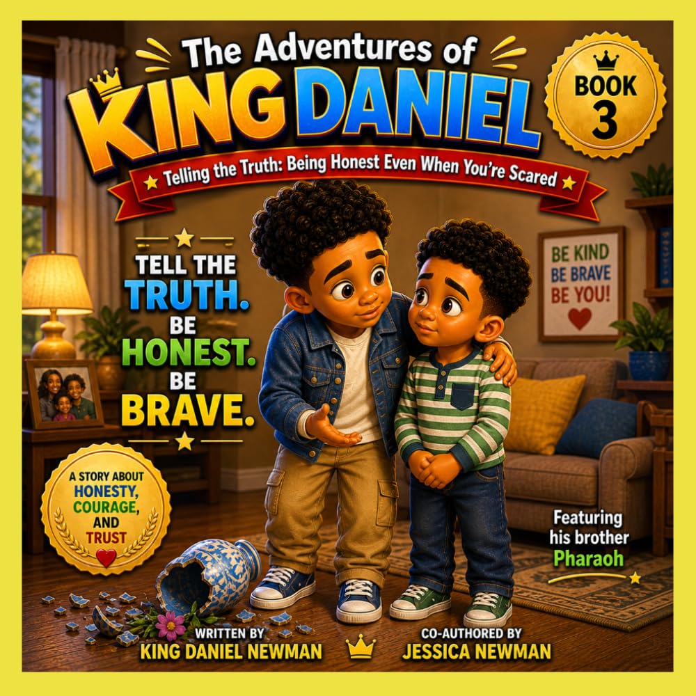 The Adventures of King Daniel Book 3 - King Daniel Tells the Truth children's book cover