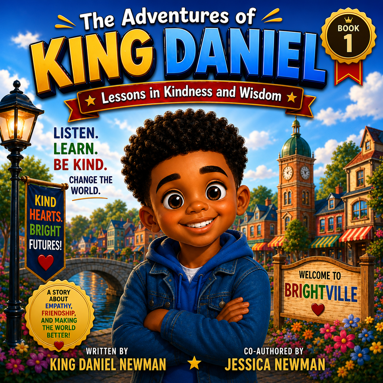 The Adventures of King Daniel Book 1 - Lessons in Kindness and Wisdom children's book cover